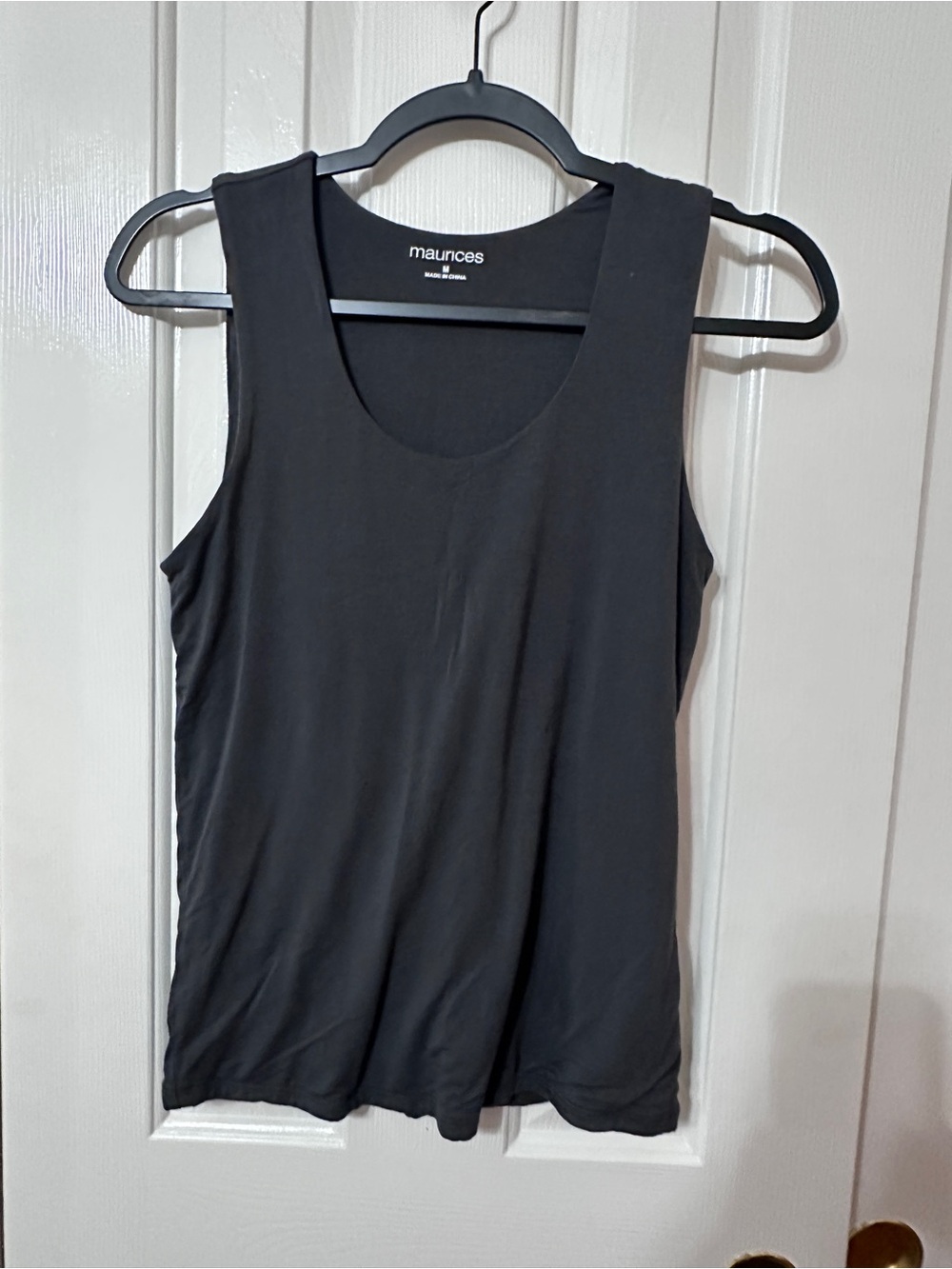 Maurices charcoal Scoop Neck Tank Top